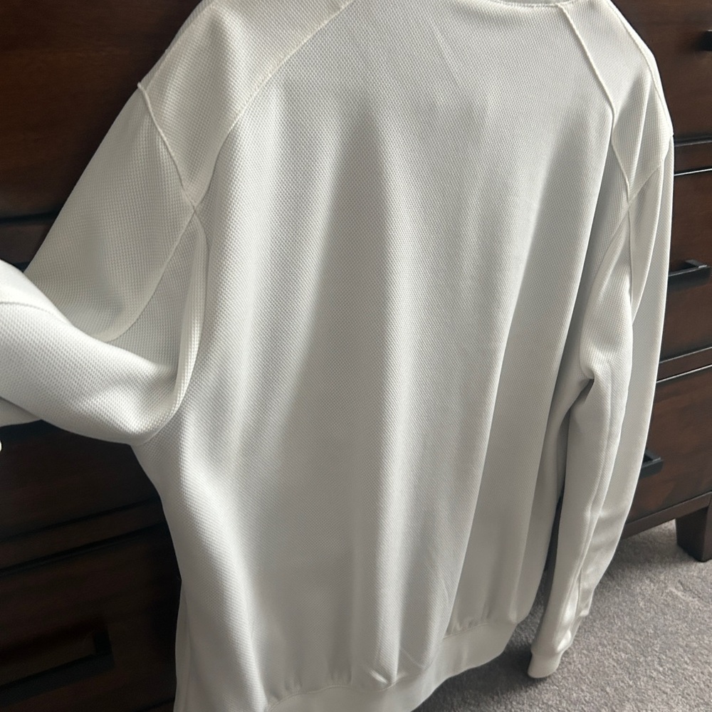 Zara Men's Cream Bomber Jacket - Picture 3 of 4